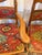 Set of Six, Antique, Oak Dining Chairs Covered With Ralph Lauren Kilim Fabric, Early 1900s For Sale - Image 10 of 11