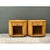 Wood Vintage Rattan Oval Nightstands - A Pair For Sale - Image 7 of 12