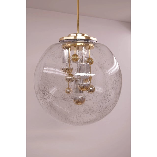 Large Vintage Ceiling Lamp from Doria Leuchten For Sale - Image 6 of 8