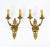 Empire Style Brass Wall Light, 1930s, Set of 2 For Sale - Image 4 of 6