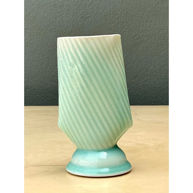 Infuse your interior with a touch of whimsical sophistication through this vintage Italian glazed ceramic giraffe cache...