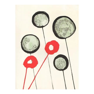 1966 Calder Original Lithograph Dm04156 Derriere Le Miroir For Sale