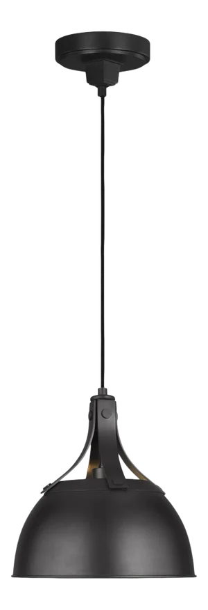 Thomas O'Brien by Visual Comfort Studio Logan Small Pendant, Black