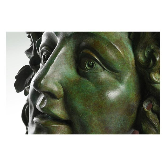 Bronze Masks, Set of 4 For Sale - Image 17 of 18