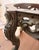 Wood Pair of Vintage Rococo Revival Gilt Side Tables With Faux Marble Tops For Sale - Image 7 of 8