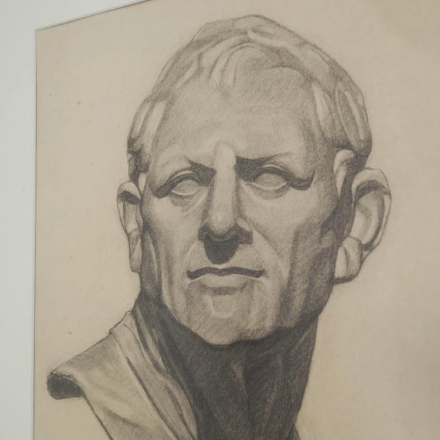 Anton Pieck, Roman, Pencil Drawing, 1950s, Framed For Sale - Image 4 of 6