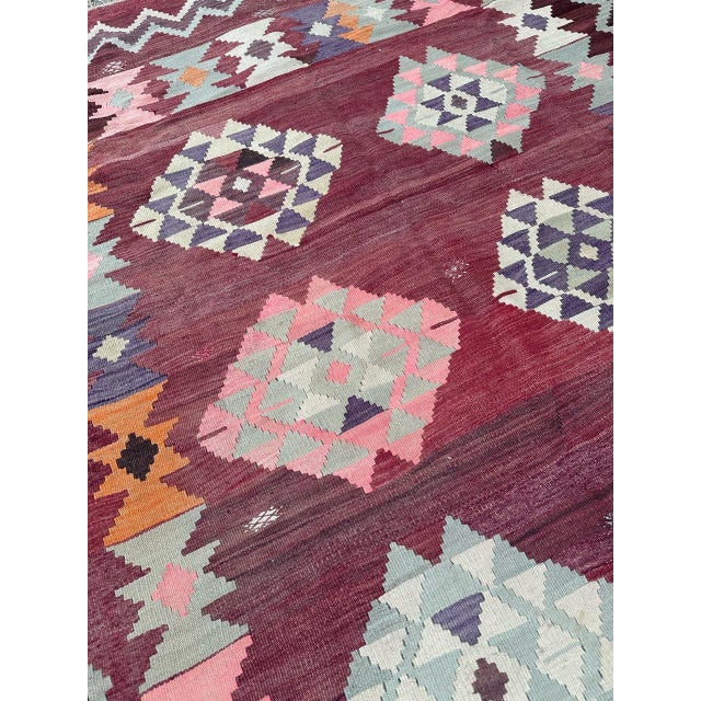 Mid-Century Turkish Anatolian Kilim Rug, 1950s For Sale - Image 18 of 18
