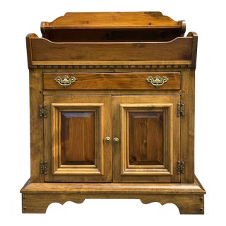 Vintage Pennsylvania House Traditional Pine Dry Bar For Sale