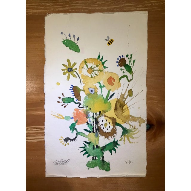 Original watercolor painting on Punjab paper.