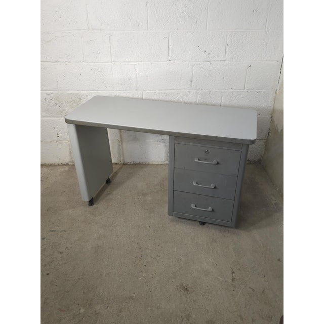 Small Vintage Desk from Roneo, 1950s For Sale - Image 10 of 11