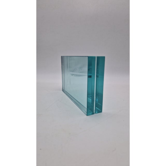 Vintage Photo Frame in Cut Glass from Fontana Arte, 1960s For Sale - Image 6 of 14
