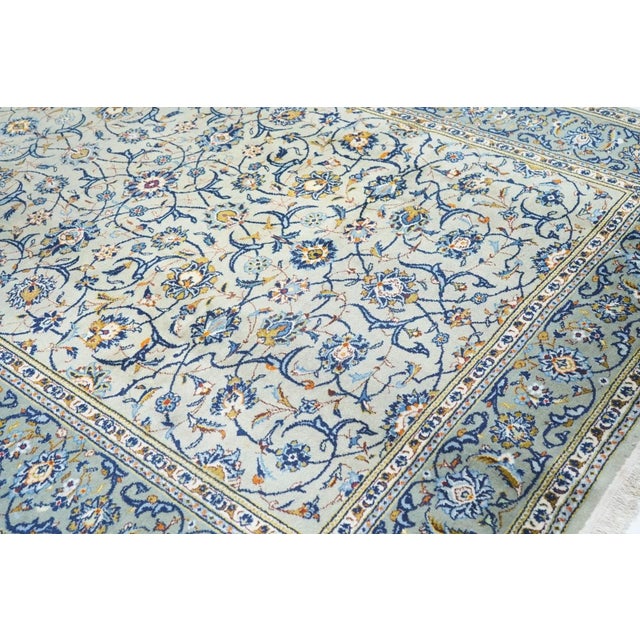 Vintage Persian Kashan Rug 7'3'' X 10'4'' For Sale - Image 10 of 12