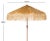 Contemporary Tiki 9 Ft Crank Umbrella - Brown For Sale - Image 3 of 5