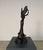 Ebony Art Nouveau Bronze “Libellule” Dragonfly Woman Sculpture on Marble – 18” Tall For Sale - Image 8 of 10