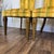 Designer 1970s Velvet Striped High Back Chairs For Sale - Image 9 of 15