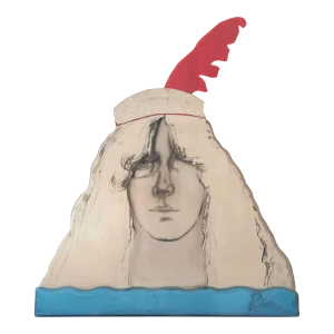 Larry Rivers "Pop Singer" (1970s Mixed Media Portrait Sculpture)