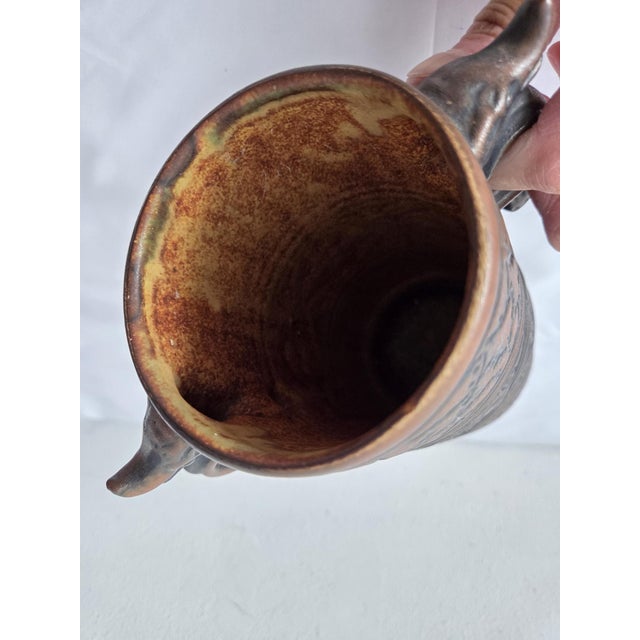 N506548 Vase in Yellow Ceramic from Jasba, West Germany, 1960s For Sale - Image 6 of 12