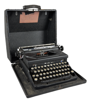 Everest Mod 90 Portable Typewriter from S.A. Serio Milano
