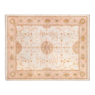 Antique Turkish Oushak Rug For Sale