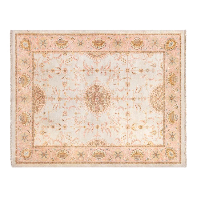 Antique Turkish Oushak Rug For Sale