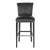 Higgins Barstool in Black Crocodile & Black For Sale