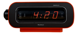 Vintage Sankyo Dayglo 204 Digital Clock, 1976