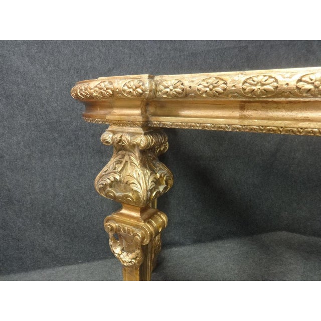 Regency Marble Console Table For Sale - Image 11 of 15