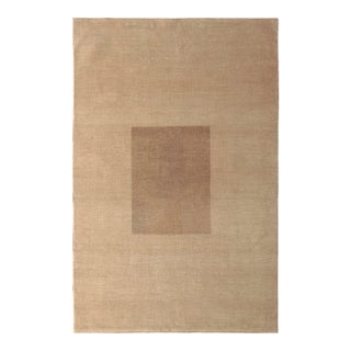 Bauhaus Style Rug Beige Brown Mid-Century Modern by Rug & Kilim, 9x12 For Sale