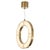 Gold Collection Orione Alabastro Chandelier in Metal and Crystal by Jago For Sale - Image 8 of 8