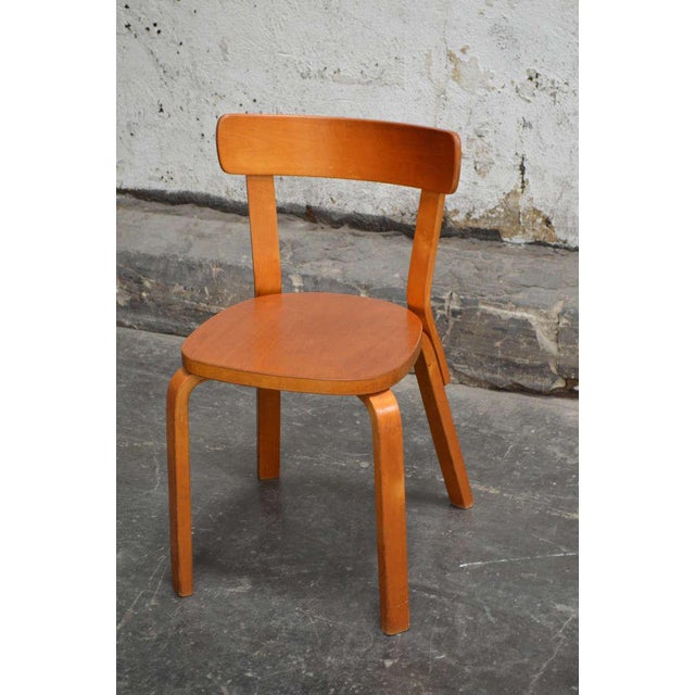 Alvar Aalto Alvar Aalto Model 69 Bentwood Side Chair For Sale - Image 4 of 10