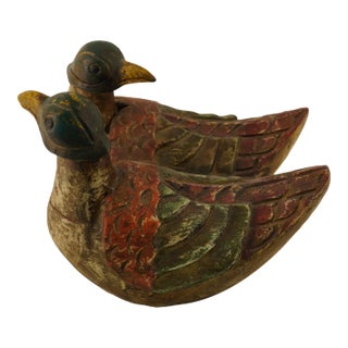 Vintage Small Bird Decor Figurines (Set of 2) For Sale