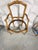A darling set of 4 Louis XV carved dining chair frames. They feature intricate carvings such as the flower detail on the...