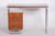 Desk with a frame in tubular chromed steel. Manufactured by Robert Slezak factory, in the 1930s. Wood is completely...
