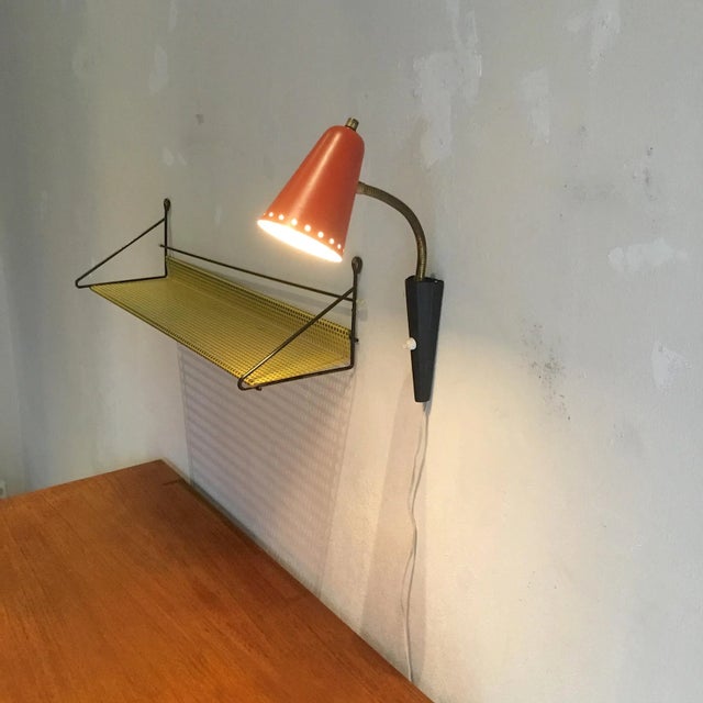 Mid-Century Modern Small Vintage Wall Lamp by H. Th. J. A. Busquet for Hala For Sale - Image 3 of 8