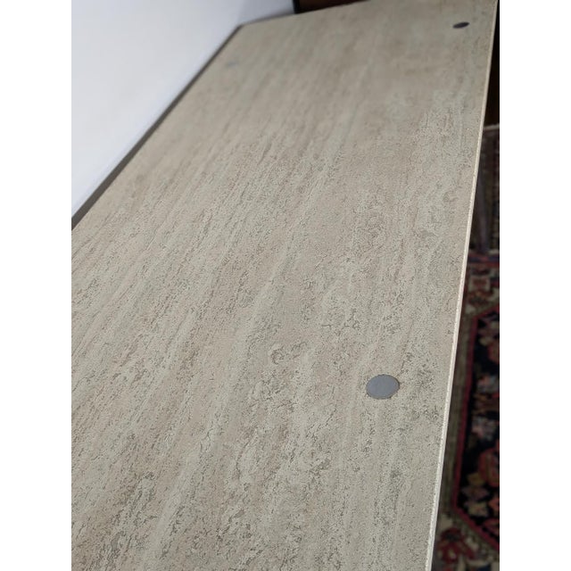 Large Carrera Marble Table by Estelle and Erwin Laverne, Laverne Originals, Early 1950’s For Sale - Image 4 of 9