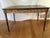 Burnt Umber Vintage Hollywood Regency Giltwood & Ebonized Greek Key Console Table For Sale - Image 8 of 8