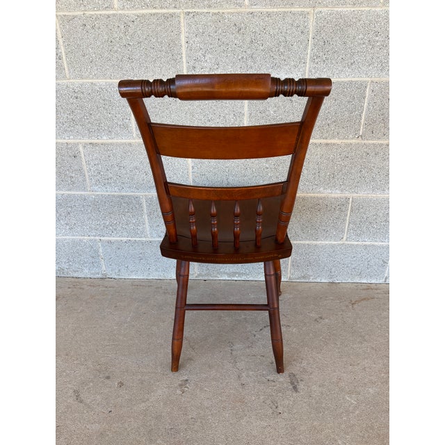 Brown (B) Hitchcock Riverton Harvest Maple Inn Chair For Sale - Image 8 of 10