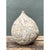 This vintage ceramic vase presents a beautifully sculptural, bulbous silhouette that tapers gracefully upward into a...