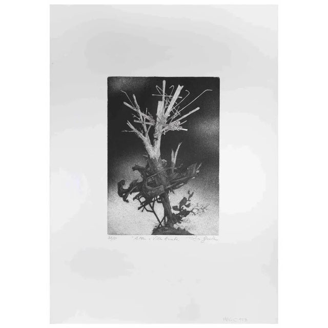 The Tree at Villa is an artwork realized by the Contemporary Italian artist Leo Guida (1992 - 2017) in the 1970s. Black...