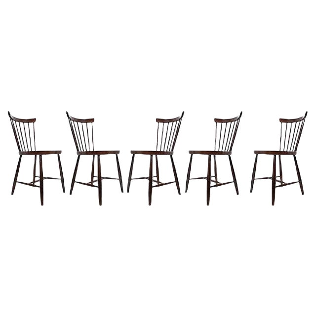 Dining Chairs from Tatra Pravenec, 1960s, Set of 5 For Sale