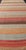 Vintage Turkish Kilim Runner With Coral, Tan and Soft Blue Stripes For Sale - Image 9 of 11