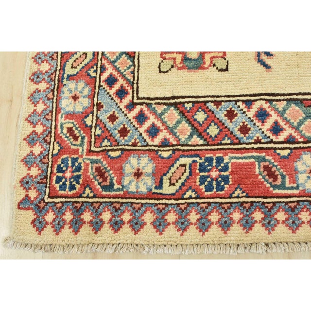 Kazak Runner 2’9” X 15′ Beige Wool Tribal Hand-Knotted Oriental Rug For Sale - Image 10 of 12