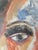 Small 1980s Japanese Oil Painting Expressionist Portrait of a Man For Sale - Image 4 of 9