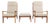 Senator Highback Armchair and Pouf by Ole Wanscher for Poul Jeppesen, Set of 3 For Sale