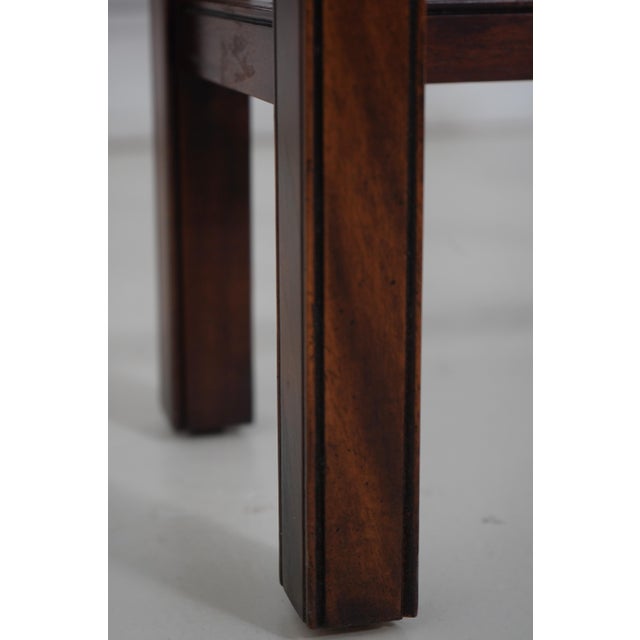 Mahogany Inlaid 2 Drawer Console Table For Sale - Image 10 of 17