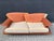 Great Post-Modern Super Roy Sofa with warm Mediterranean colours and soft fabric, designed by Giorgio Saporiti in Ca. The...
