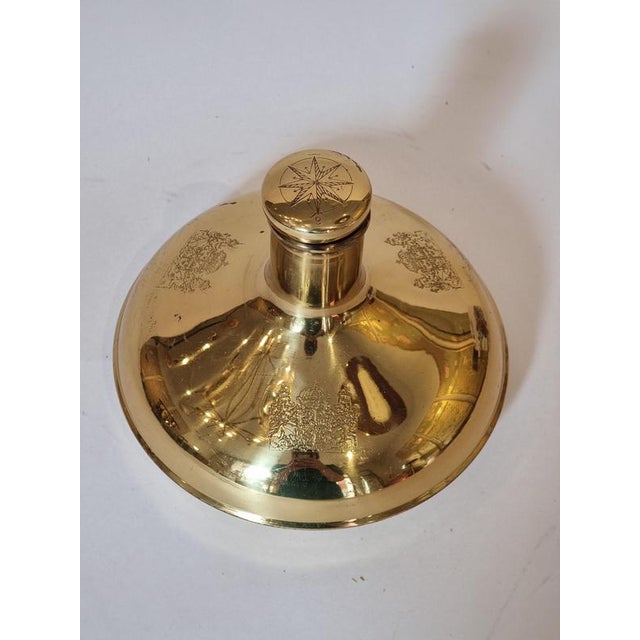 Gold Kaptens Karaff from Norrsken Metall, Sweden, Late 1900s For Sale - Image 8 of 9