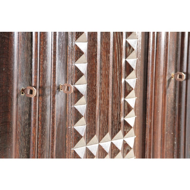 Art Deco Oak Sideboard in the style of Charles Dudouyt, France, 1930s For Sale - Image 15 of 16