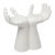 Studio a Deft Hands Ceramic White Stool For Sale