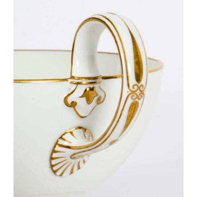 19th Century Emperor Napoleon III Sevres Porcelain Cup Saucer & Sugar Bowl, Set of 3 For Sale - Image 9 of 18